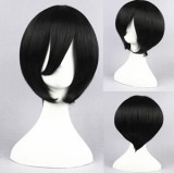 35cm Short Black Axis Powers Aberdeen Synthetic Anime Cosplay Wig CS-001A