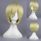 35cm Short Beige Black Butler Alois Trancy Synthetic Anime Cosplay Wig CS-001C