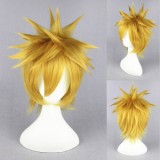 35cm Short Light Blonde BeachKurosaki ichigo Synthetic Hair Anime Cosplay Wig CS-001L
