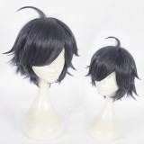 30cm Short Dark Blue Glory of Kings Hair Wigs Synthetic Anime Cosplay Costume Wig CS-365A