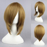 35cm Short Brown Kuroko no Basket Aida Riko Synthetic Anime Cosplay Wig CS-001J