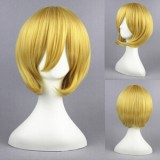 35cm Short Blonde Black Butler Belphegor Synthetic Anime Cosplay Wig CS-001H