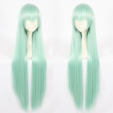 100cm Long Straight Light Green Fate/Grand Order Kiyohime Wig Cosplay Synthetic Anime Hair Wigs CS-366A