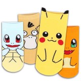 High Quality Charmander&Duckbill&Pikachu&Tortoise Girls Short Anime Cosplay Cartoon Socks CS001