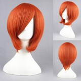 35cm Short Orange Angel BeAts Otonashi Yuzuru Synthetic Anime Cosplay Wig CS-002C