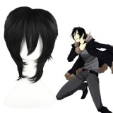 35cm Short Black DuRaRaRa!! Orihara Izaya Synthetic Anime Cosplay Wig CS-003A