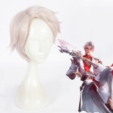 30cm Short Light Pink Glory of Kings Wig Cosplay Synthetic Anime Cosplay Hair Wigs CS-364A