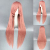 80cm Long Straight Pandora Hearts Lottie Wig Synthetic Pink Anime Cosplay Wig CS-033G