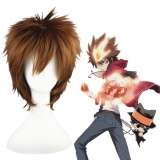 35cm Short Brown Sekai-ichi Hatsukoi Yanase Yuu Synthetic Anime Cosplay Wig CS-012D