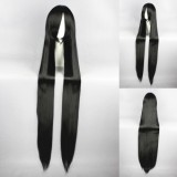 120cm Long Straight Final Fantasy Vincent Valentine Wig Black Synthetic Anime Cosplay Wigs CS-066B