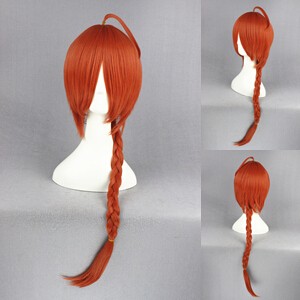 60cm Long Gin Tama Kamui Wig Orange Synthetic Anime Cosplay Hair Wigs CS-050A