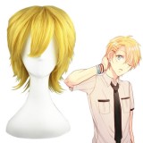 35cm Short Blonde Kingdom Hearts Ventus Synthetic Anime Cosplay Wig CS-010A