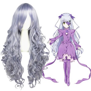 90cm Long Wave Rozen Maiden Rose Quartz Wig Color Mixed Synthetic Anime Cosplay Wigs CS-065C