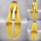 100cm Long Straight Code Geass Shirley Fenette Wig Gloden Anime Cosplay Wig CS-035E