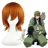 35cm Short Axis powers Rovino·Vargas Synthetic Hair Orange Anime Cosplay Wig CS-019A