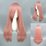 60cm Long Straight HitmanReborn Bianchi Synthetic Hair Pink Anime Cosplay Wig CS-029C