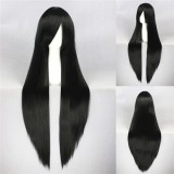 100cm Long Straight Final Fantasy Vincent Valentine Wig Synthetic Black Anime Cosplay Wigs CS-035V