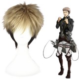 30cm Short Brown Mixed Shingeki no Kyojin Jean Kirstein Wig Synthetic Anime Cosplay Wigs CS-087A