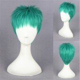 30cm Short Green One Piece Cosplay Roronoa Zoro Synthetic Anime Cosplay Wigs CS-114A