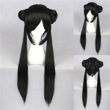 80cm Long Black Legend of Sword and Fairy Zhao Linger Wig Synthetic Anime Cosplay Wig CS-120A