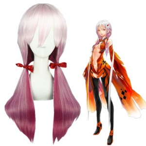 65cm Long Guilty Crown! Yuzuriha Inori Wig Pink Mixed Anime Cosplay Wigs CS-081A