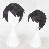 30cm Short Black Game Love and producer Li Zeyan Wig Synthetic Anime Cosplay Wig CS-357B