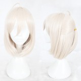 35cm Short Light Beige Fate/Grand Order Okita Souji Wig Synthetic Anime Cosplay Wigs CS-354A