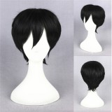 35cm Short Black Kagerou Project Kisaragi Shintaro Wig Synthetic Anime Cosplay Wigs CS-167A