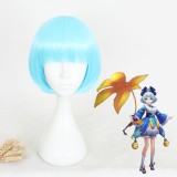 30cm Short Green Bobo Wig Game of Onmyoji Wig Synthetic Party Hair Anime Cosplay Wigs CS-315F