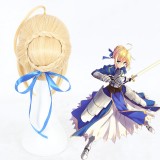 30cm Short Blonde Fate Stay Night/Zero Cosplay Saber Wig Synthetic Anime Cosplay Wig CS-345A