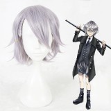 35cm Short Light Purple K Return Of Kings Sukuna Gojou Wig Synthetic Anime Cosplay Hair Wigs CS-339A