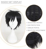 30cm Short Black YURI!!! on Ice Yuri Katsuki Wig Synthetic Anime Cosplay Costume Wig CS-317C