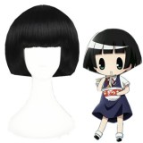 30cm Short Black Gugure! Kokkuri San Ichimatsu Kohina Wig Synthetic Anime Cosplay Wig CS-221A