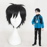 30cm Short Black YURI!!! on Ice Yuri Katsuki Wig Synthetic Anime Cosplay Costume Wig CS-317C