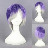 35cm Short Color Mixed Diabolik Lovers Sakamaki Kanato Wig Synthetic Anime Cosplay Wig CS-154A