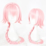 80cm Long Pink Fate/Apocrypha Astolfo Wig Synthetic Heat Resistant Anime Cosplay Hair Wigs CS-345F