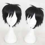 30cm Short Black YURI!!! on Ice Yuri Katsuki Wig Synthetic Anime Cosplay Costume Wig CS-317C