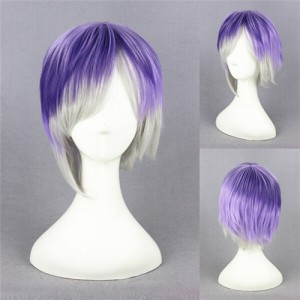 35cm Short Color Mixed Diabolik Lovers Sakamaki Kanato Wig Synthetic Anime Cosplay Wig CS-154A