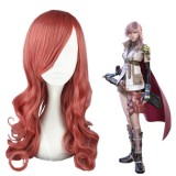 65cm Long Wave Final Fantasy13 Eclair·Farron Wig Pink Mixed Synthetic Anime Cosplay Wig CS-173A