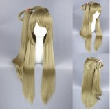 90cm Long Straight Flaxen Love Live Uchida Aya Wig Synthetic Anime Cosplay Wig CS-181A