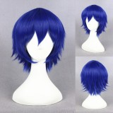 35cm Short Blue Durarara Kuronuma Aoba Wig Synthetic Anime Cosplay Wig CS-229C