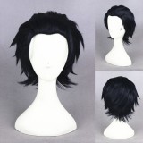 30cm Short Black&Blue Mixed Seraph of The End Guren Ichinose Wig Synthetic Anime Cosplay Wig CS-245D