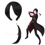 45cm Medium Long Black Kashuukiyomitsu Wig Synthetic Anime Cosplay Hair Wigs CS-231D