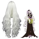 100cm Long Wave White Kozakura Shion Wig Synthetic Anime Party Hair Cosplay Wigs CS-238A