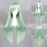 80cm Long Straight Green The Seven Deadly Sins Elisabeth Wig Synthetic Party Hair Anime Cosplay Wigs CS-244A