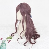 65cm Long Wave Taro Mixed Synthetic Party Hair Wigs Heat Resistant Anime Cosplay Lolita Wig CS-812A