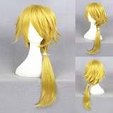 60cm Long Gold The Lion King Wig Synthetic Anime Cosplay Hair Wigs CS-231H