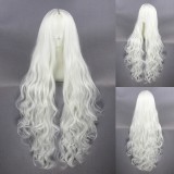 100cm Long Wave White Kozakura Shion Wig Synthetic Anime Party Hair Cosplay Wigs CS-238A