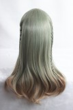 60cm Long Straight Green Mixed Synthetic Party Hair Wigs Anime Cosplay Lolita Wig CS-285A