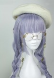 80cm Long Wave Purple Mixed Synthetic Party Hair Wigs Anime Cosplay Lolita Wig CS-287G